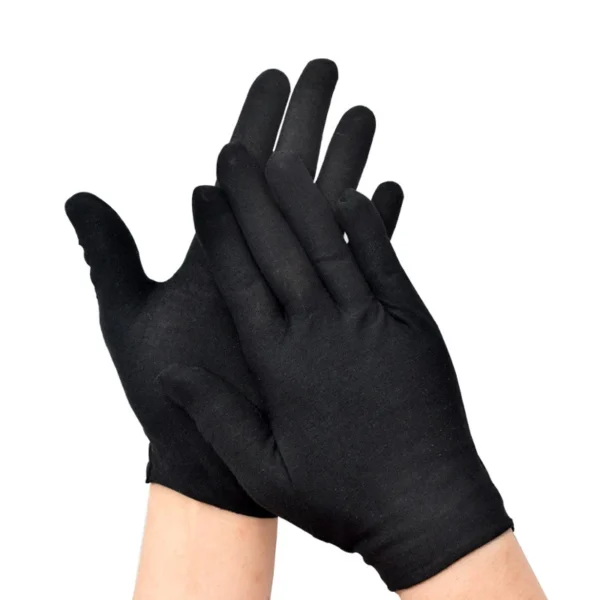 Black Nitrile Nitro Powder Free Disposable Gloves - Heavy Duty - Image 2